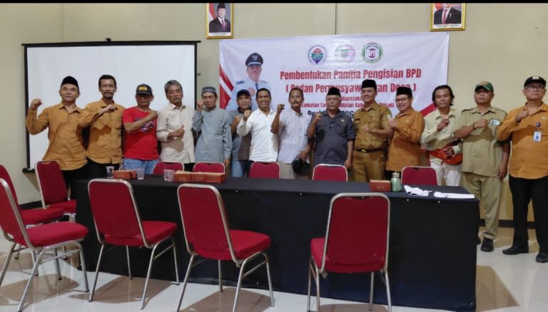 Pembentukan Panitia Pengisian Anggota BPD Desa Tridaya Sakti Masa Bakti 2026 – 2034